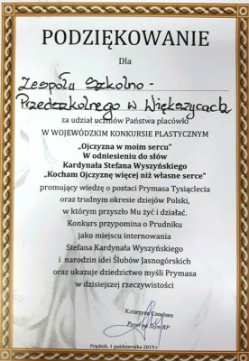 Konkurs plastyczy 2019