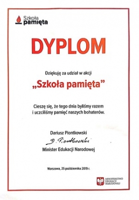 Szkoła pamięta