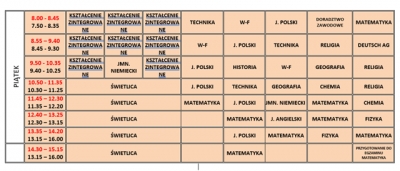 Plan lekcji