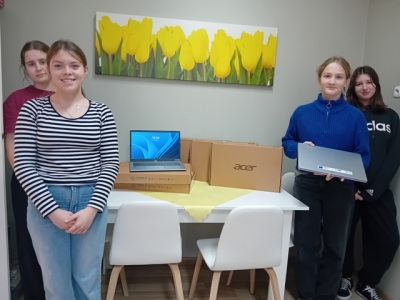 Nowe laptopy dla placówki w ramach KPO