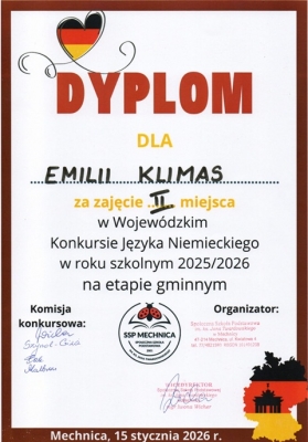 Wojewódzki konkurs z języka niemieckiego