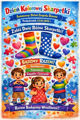 Dzień kolorowej skarpetki