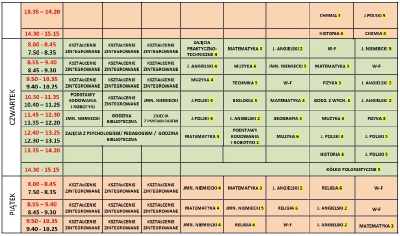 Plan lekcji 2026 2027