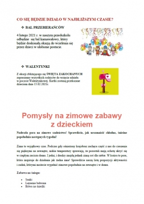 gazetka przedszkolna Poborszów 1/2021