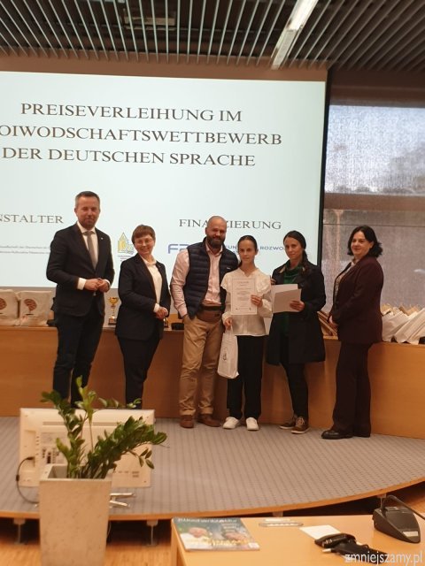 Laureatka Wojewódzkiego Konkursu Języka NIemieckiego