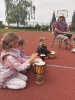 WARSZTATY BĘBNIARSKIE W PRZEDSZKOLU W WIĘKSZYCACH I POBORSZOWIE