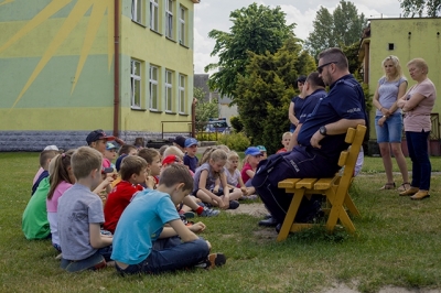 Pogadanka z Policjantami Poborszów