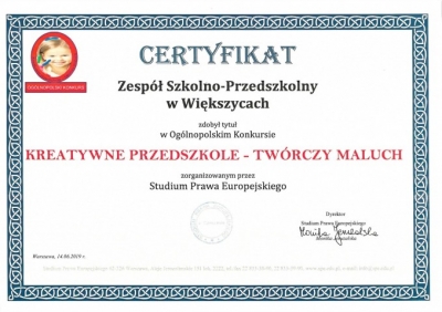 Kreatywne przedszkole- Twórczy maluch