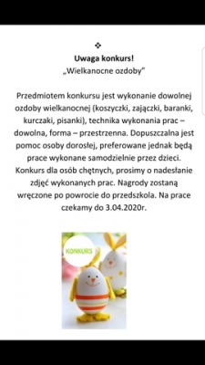 Konkurs wielkanocny Poborszów