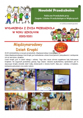 gazetka przedszkolna Większyce 1/2021