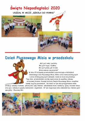 gazetka przedszkolna Większyce 1/2021