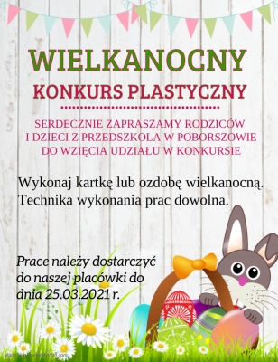 wiosenny konkurs plastyczny