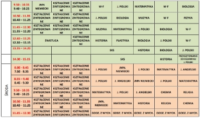 plan lekcji od 13.09.2021r.