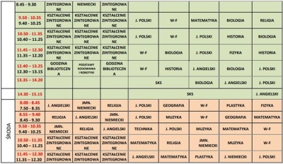 plan lekcji nowy 2022/2023