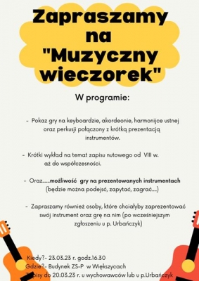 Wieczorek muzyczny