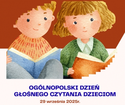 Ogólnopolski Dzień Głośnego Czytania Dzieciom 2025