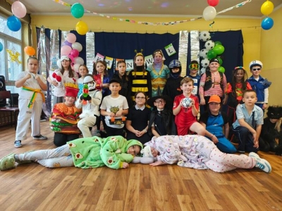 Karnawałowa zabawa klas 1-3 w naszej szkole